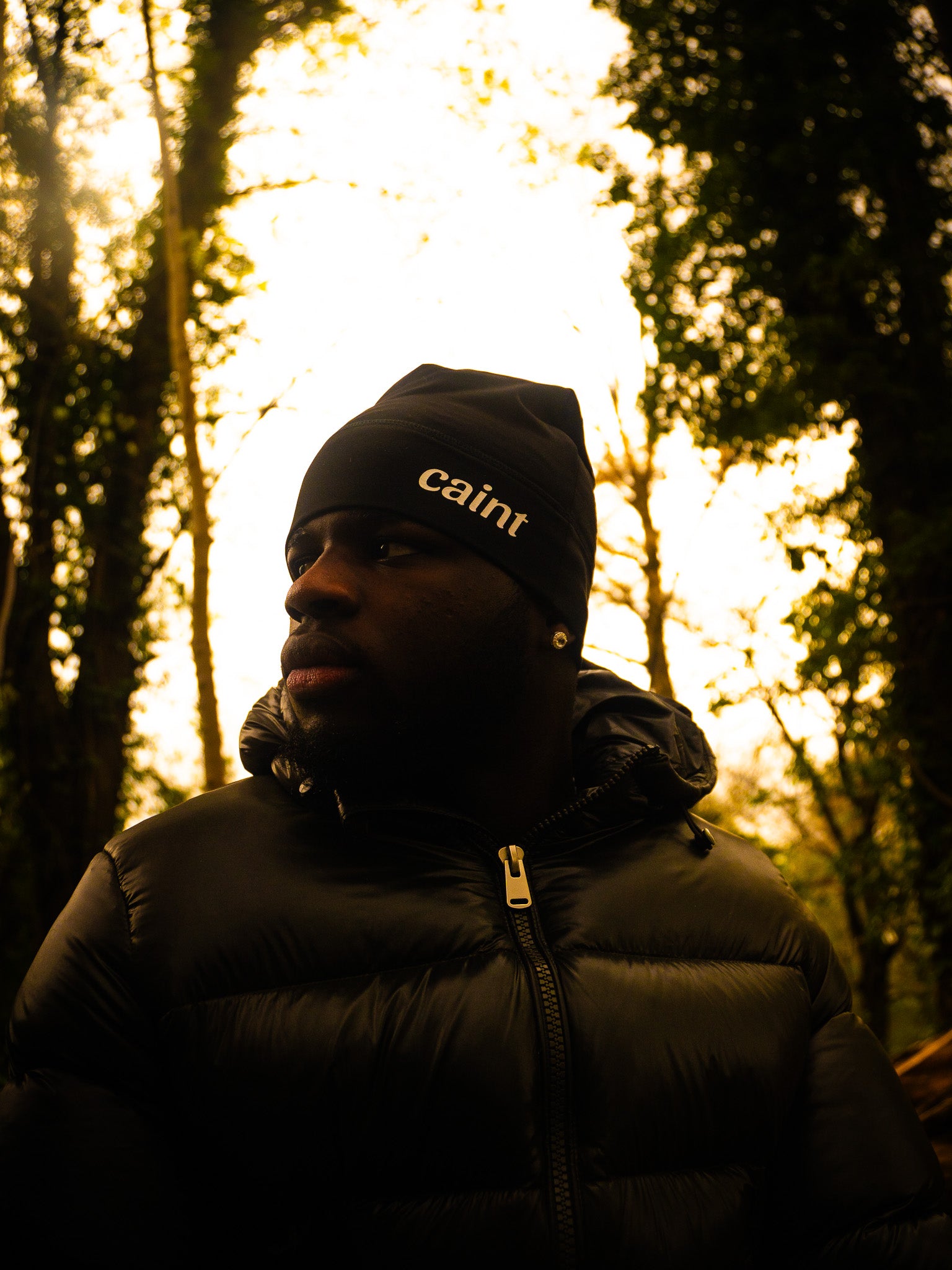 CAINT SKULL CAP - BLACK